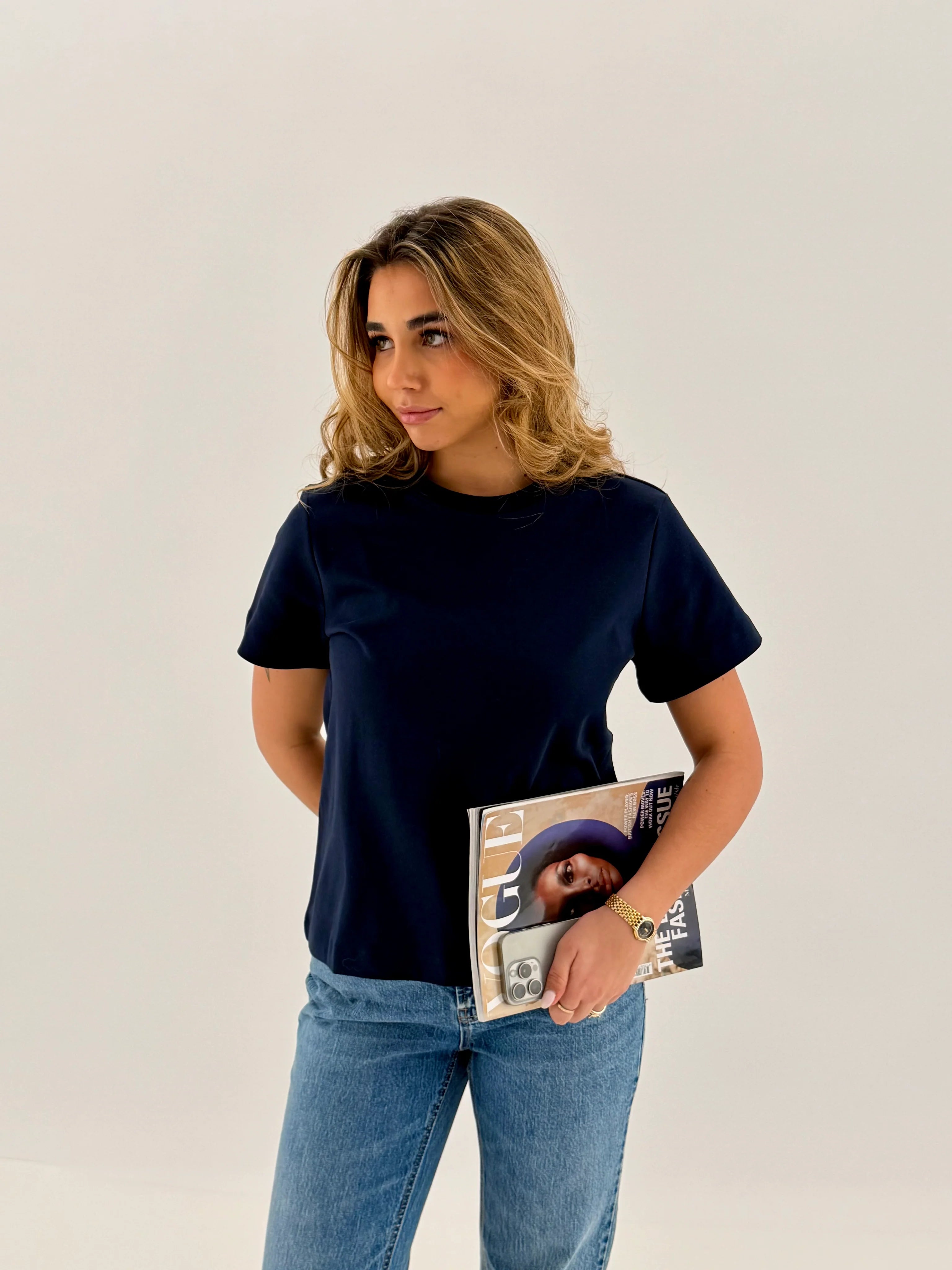 AWNAIMA T-Shirt - Dark Sapphire